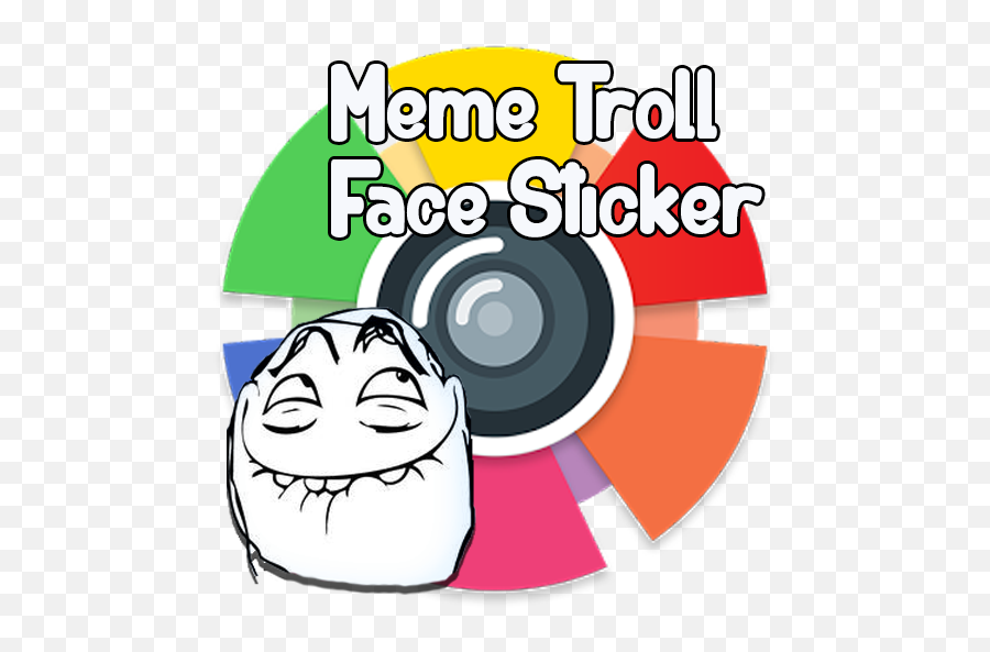 Meme Troll Face Stickers - Google Playu0027d Ttbiqlr Meme Png,Rage Face Transparent