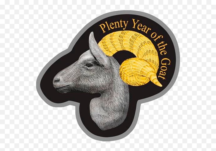 Niue 2015 1 Irregular Goat Head Year Of The Proof - Premio Top Of Quality Png,Goat Head Png