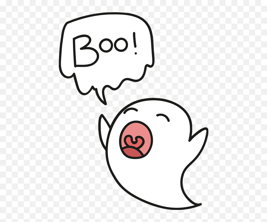Wall Sticker - Cute Ghost Ghost Boo Png,Cute Ghost Png