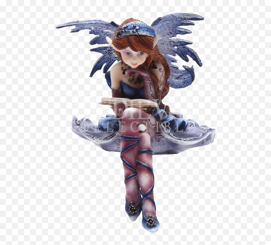 Reading Fairy Sitter Statue - Cc9021 Fairy Statues Fairy Hada Leyendo Png,Fairies Png