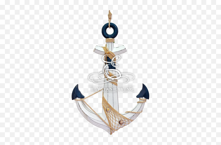 Anchor With Fishing Net - Elysian Living Designs Solid Png,Fishing Net Png