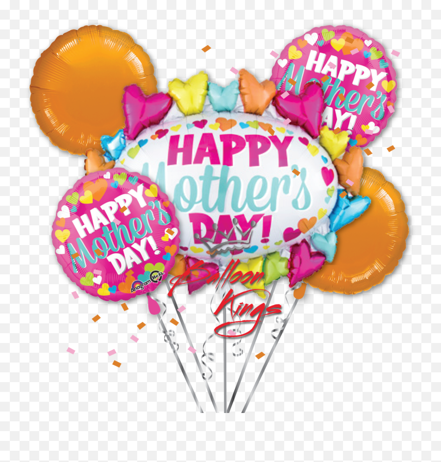 Pink Balloons Png - Mothers Day Marquee Bouquet Png Helium Happy Mothers Day Balloons Bouqets,Pink Balloons Png