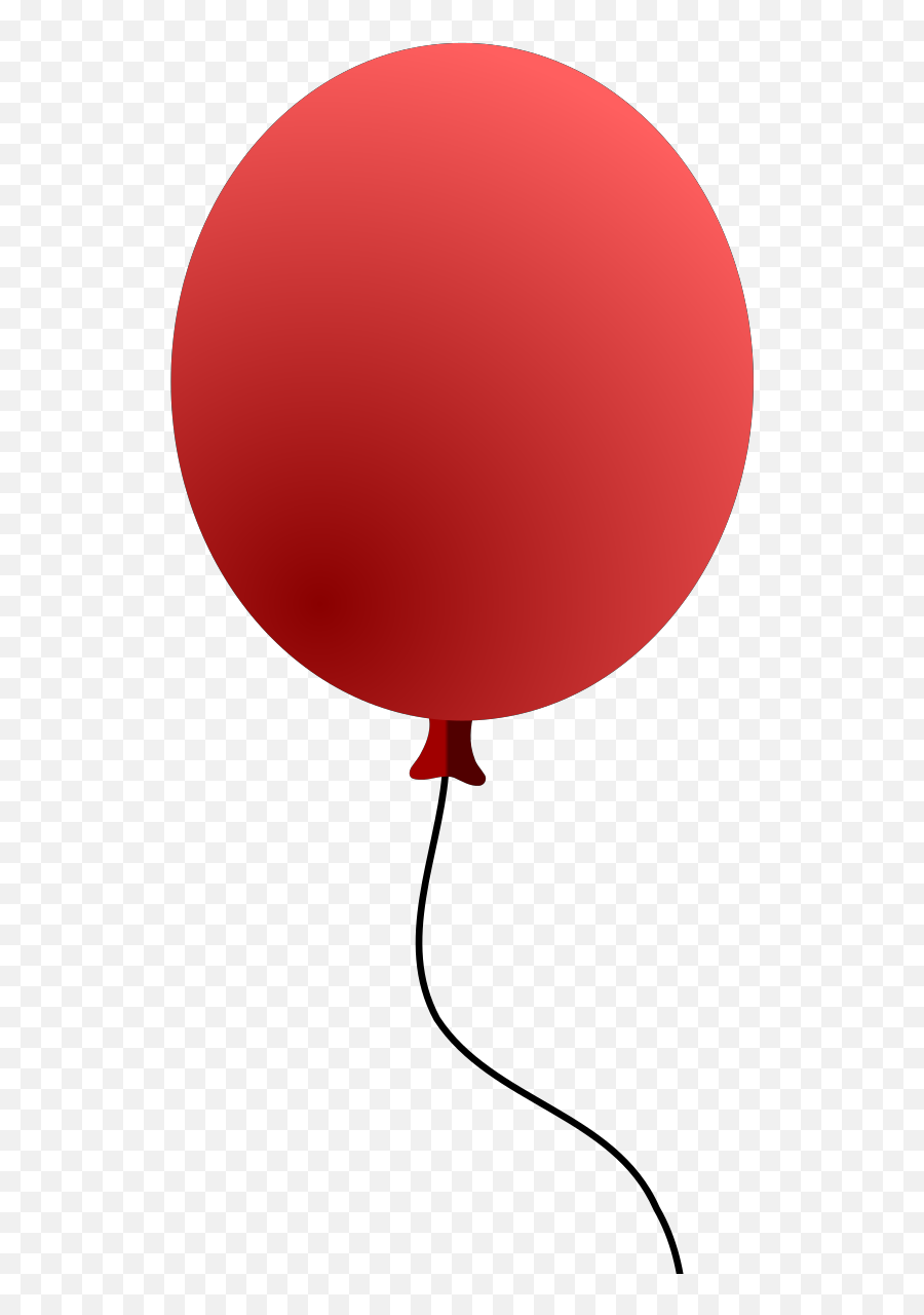 Red Balloon Svg Vector Clip Art - Svg Clipart Imagen De Globo Png,Balloon Clipart Transparent Background