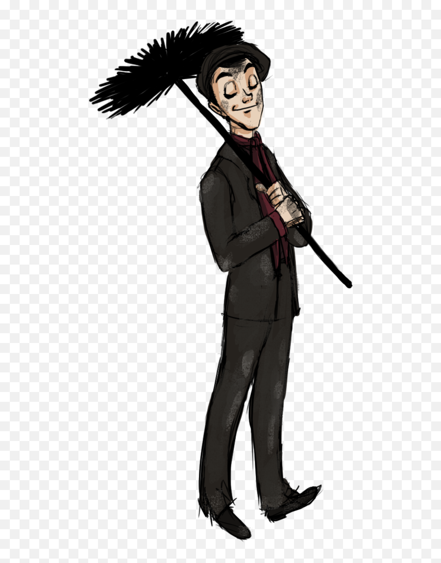 Cartoon Chimney Sweep From Mary Poppins - Bert Mary Poppins Drawing Png,Mary Poppins Png