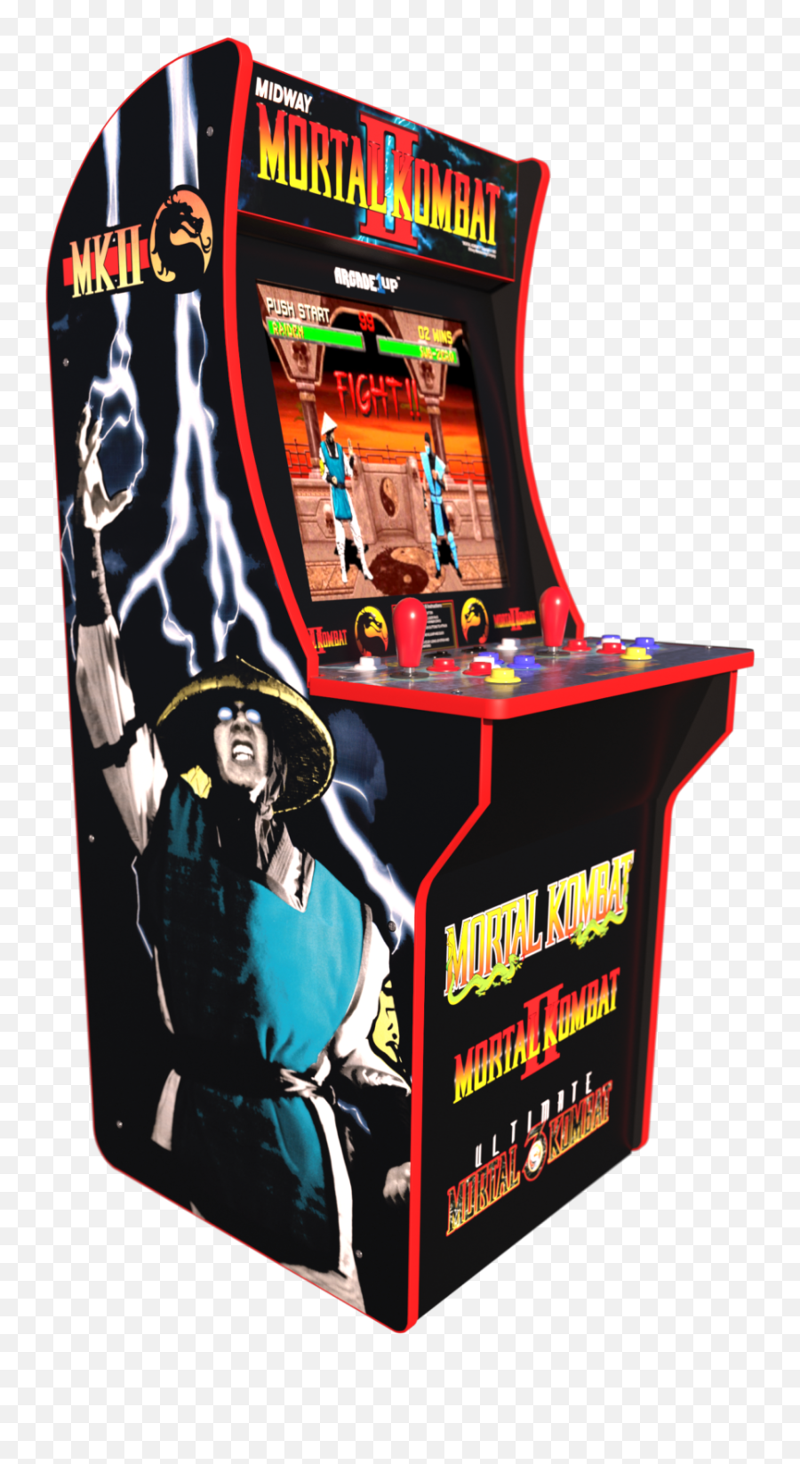 Mortal Arcade Cabinet - 1up Arcade Mortal Kombat Png,Mortal Kombat 3 Logo