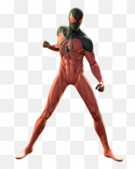 Scarlet Spider Costume Announced For The Amazing - Man Spiderman png