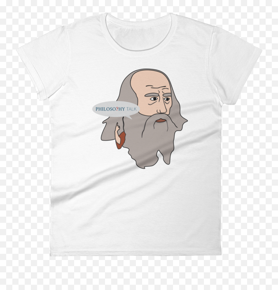 Plato Pointing Womenu0027s Tee - Cartoon Png,Plato Png