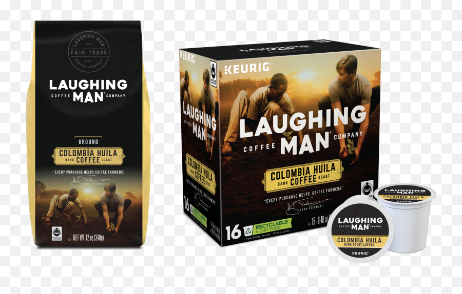 Hugh Jackman Laughing Man Coffee Review Good That - Laughing Man Coffee Colombia Huila Png,Laughing Man Png