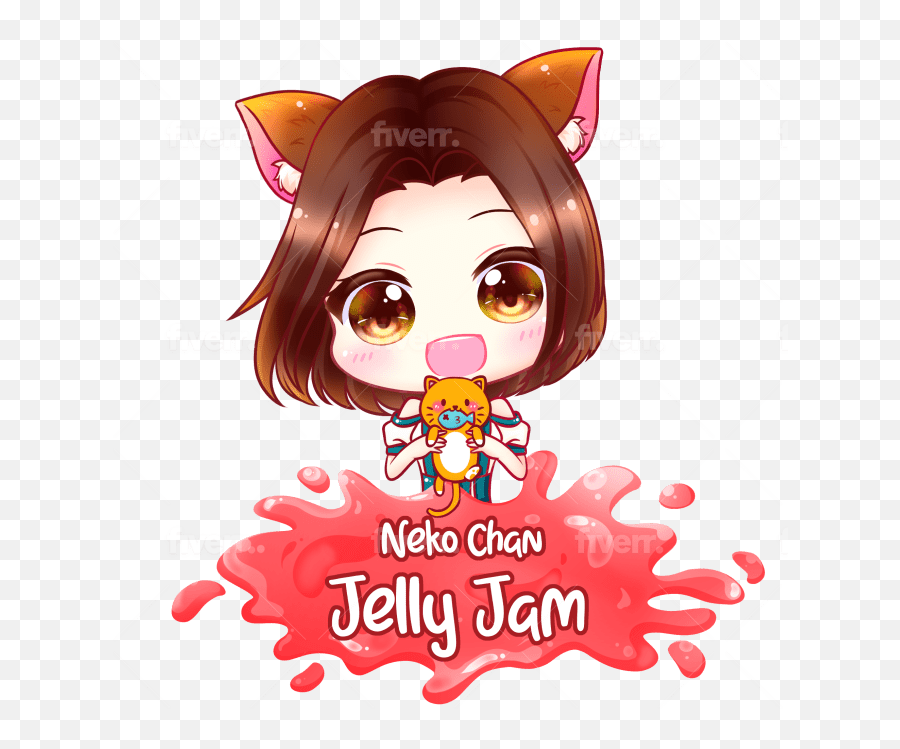 Make Cute Chibi Anime Mascot Logo - Fictional Character Png,Animal Jam Logo