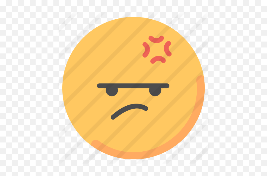 Angry Face - Free Smileys Icons Cara De Enojado Png,Angry Face Transparent