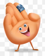 Hi - 5 from The Emoji Movie movie birthday Main Character png
