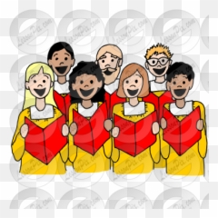 Choir Picture For Classroom Therapy Use - Great Choir Clipart Happy Png,Choir Png