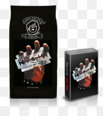 Judas Priest Releasing Coffee And Cassette Combo - In Metal Judas Priest British Steel Png,Judas Priest Logo
