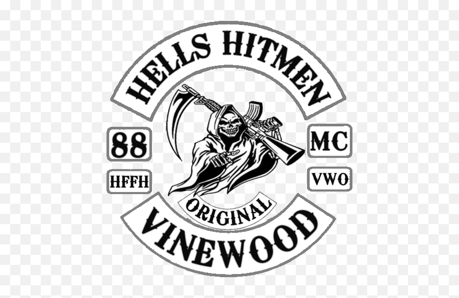 Hells Hitmen Mc - Changuito Antrax Png,Hitmen Logo