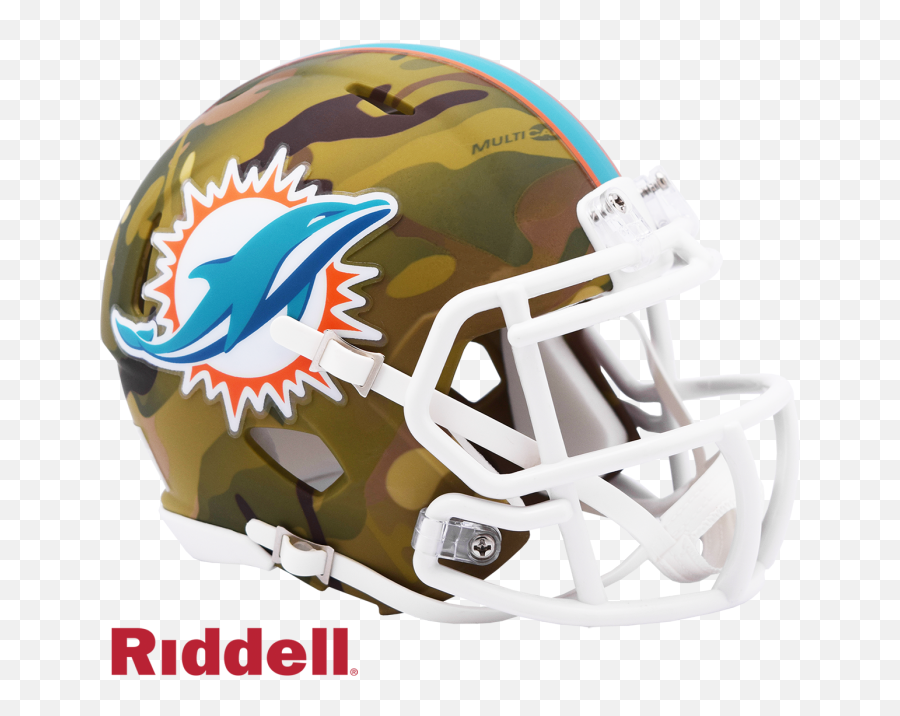 Miami Dolphins Camo Mini Speed - Green Bay Packers Helmet Png,Miami Dolphins Png