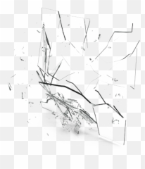 Download Broken Glass Png Transparent - Sketch PNG Image Shattered