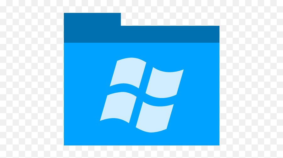 Icon Of Phlat Blue Folders Icons - Carpetas En Windows Icono Png,Windows Folder Icon