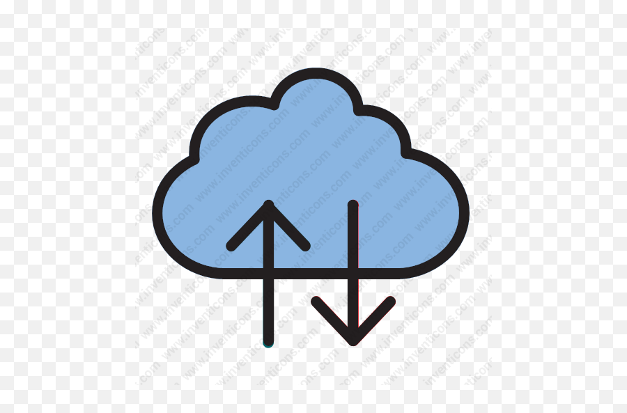 Download Internet Of Thing Cloud Storage Vector Icon Inventicons - Vertical Png,Download Icon Internet