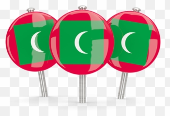 Three Round Pins - Flag png
