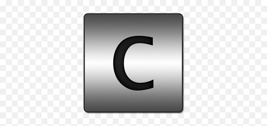 Symbols Letter C Png Transparent - Letter C In A Square,Letter C Icon