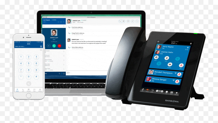 Business Communications Phone Systems Sip Trunking Sangoma - Digium D80 Ip Phone Png,Technology Transparent