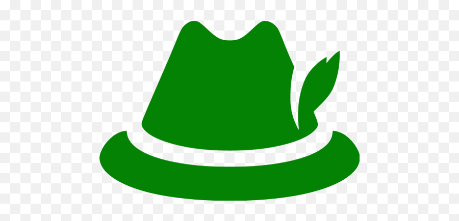 Green German Hat Icon - Icon Red Hat Transparent Png,Sun Hat Icon