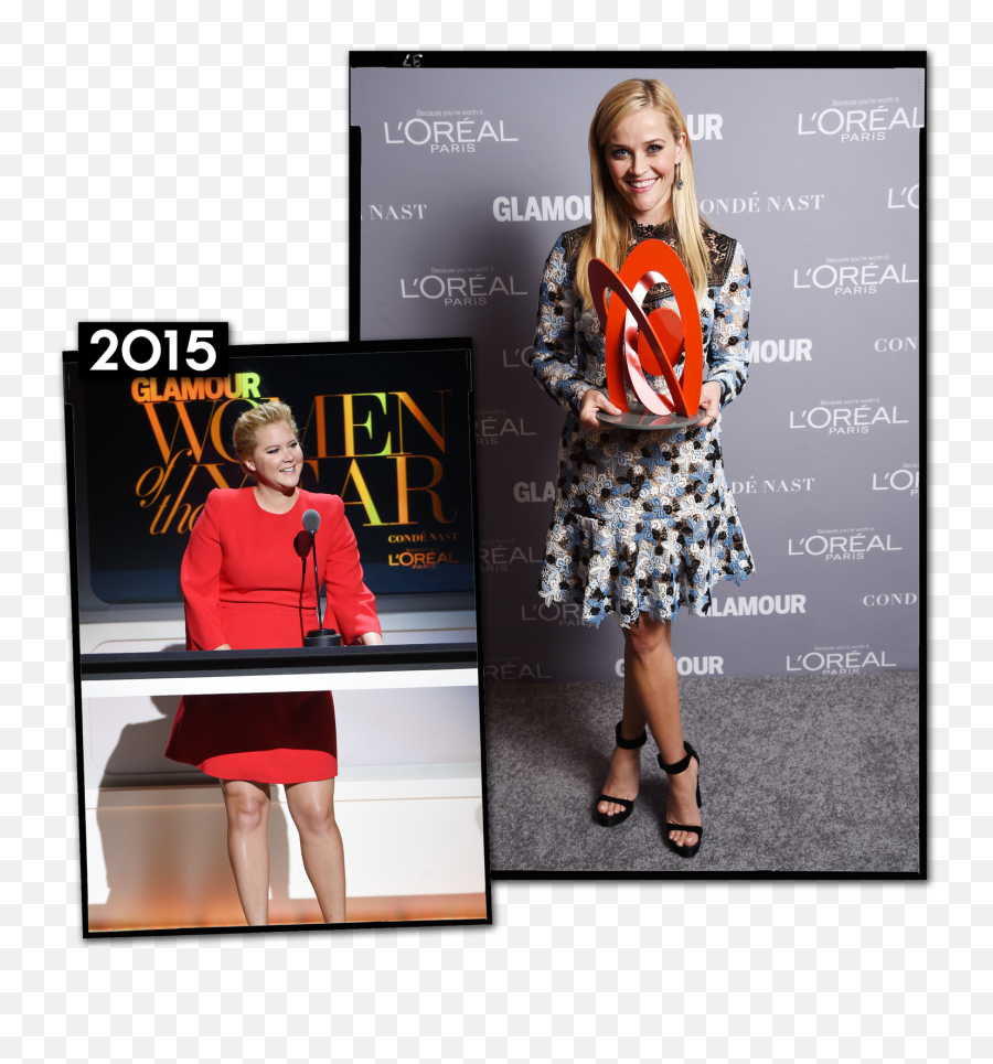 The - Glamour Women Of The Year Award Trophy Png,Reese Witherspoon Fashion Icon