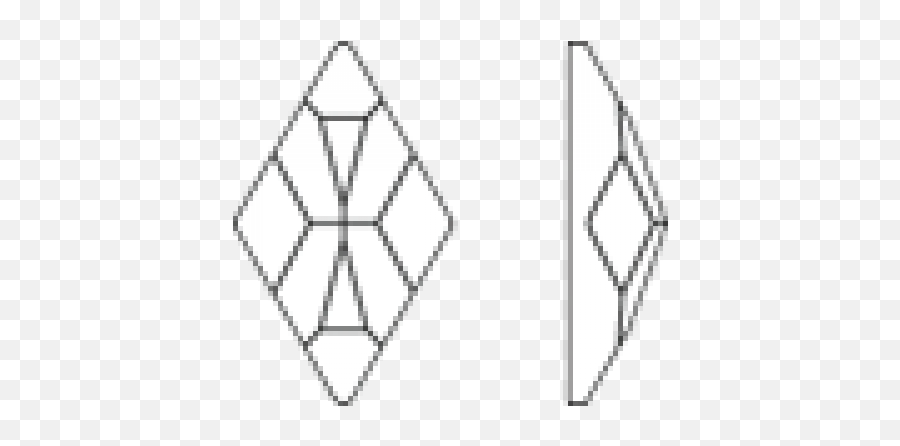 Swarovski Rhombus Flatback 2709 - Crystal Ab 13x8mm Language Png,Rhombus Icon