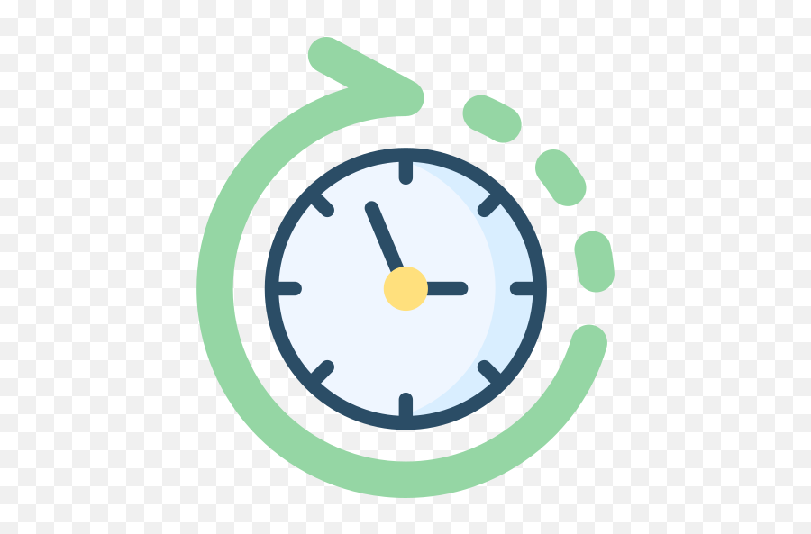 Repeat - Free Time And Date Icons Palace Png,Flat Clock Icon