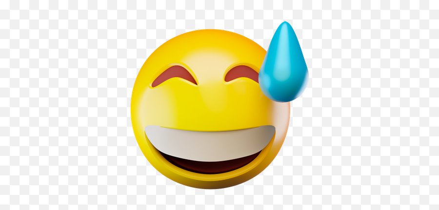 Premium Laughing Emoji 3d Illustration Download In Png Obj - Wide Grin,Drawing Laughing Icon