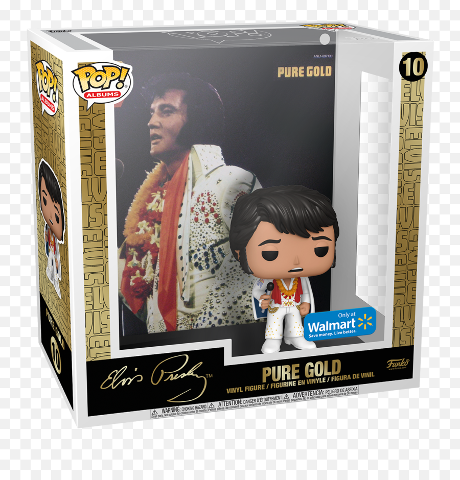 Funko Pop Vinyl Figure Albums Elvis - Pure Gold Walmart Exclusive Elvis Pure Gold Funko Pop Png,Elvis Buddy Icon