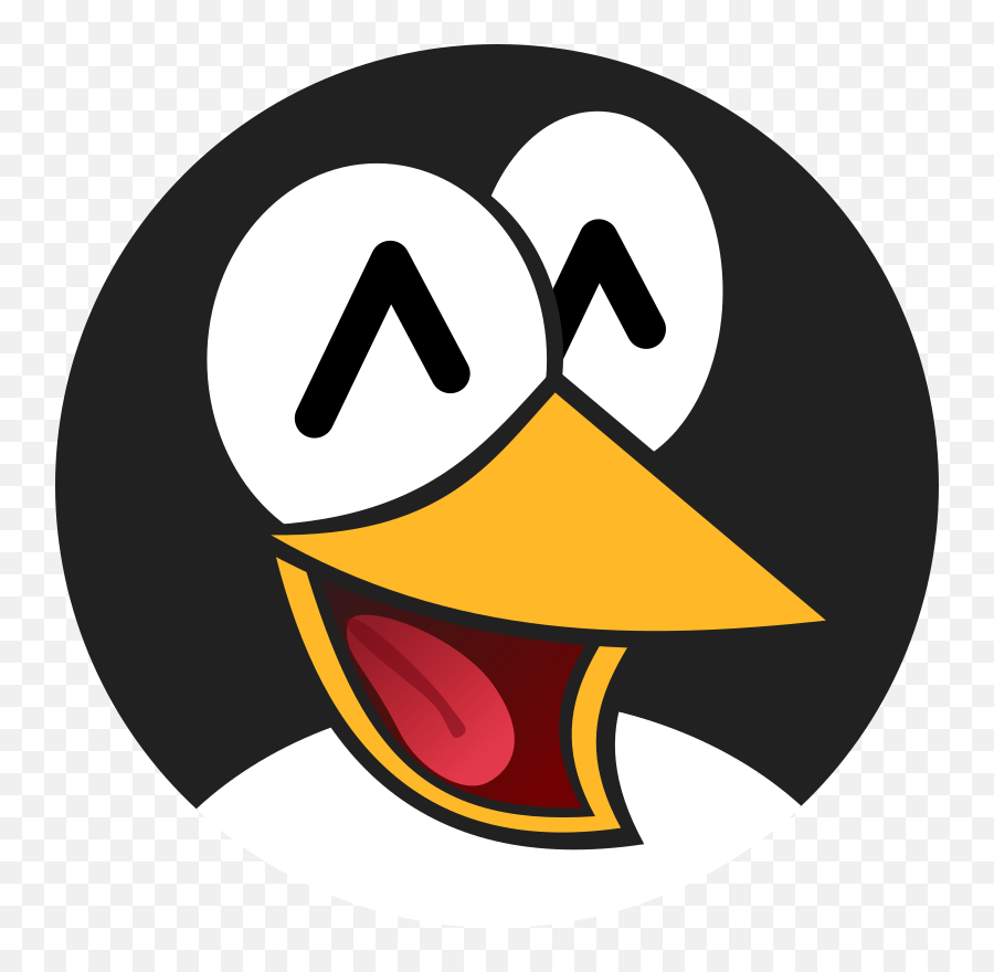 Smiley Face Of A Penguin Vector Illustration Free Svg - Smiley Penguin Png,Happy Face Logo