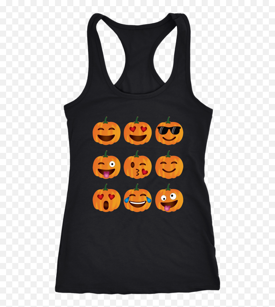 Funny Cute Halloween Pumpkin Emoji Shirt Matching Family Gift - Never Take Camping Advice From Me Png,Pumpkin Emoji Transparent