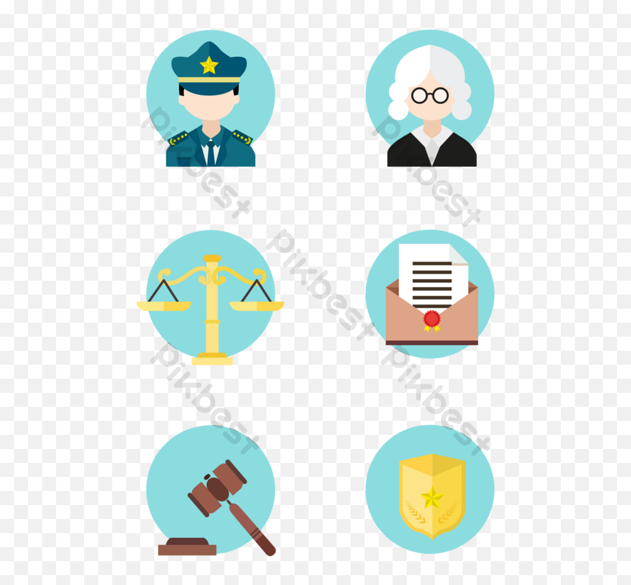 Cartoon Legal System Icon Ai Free Download - Pikbest Png,System Icon Vector