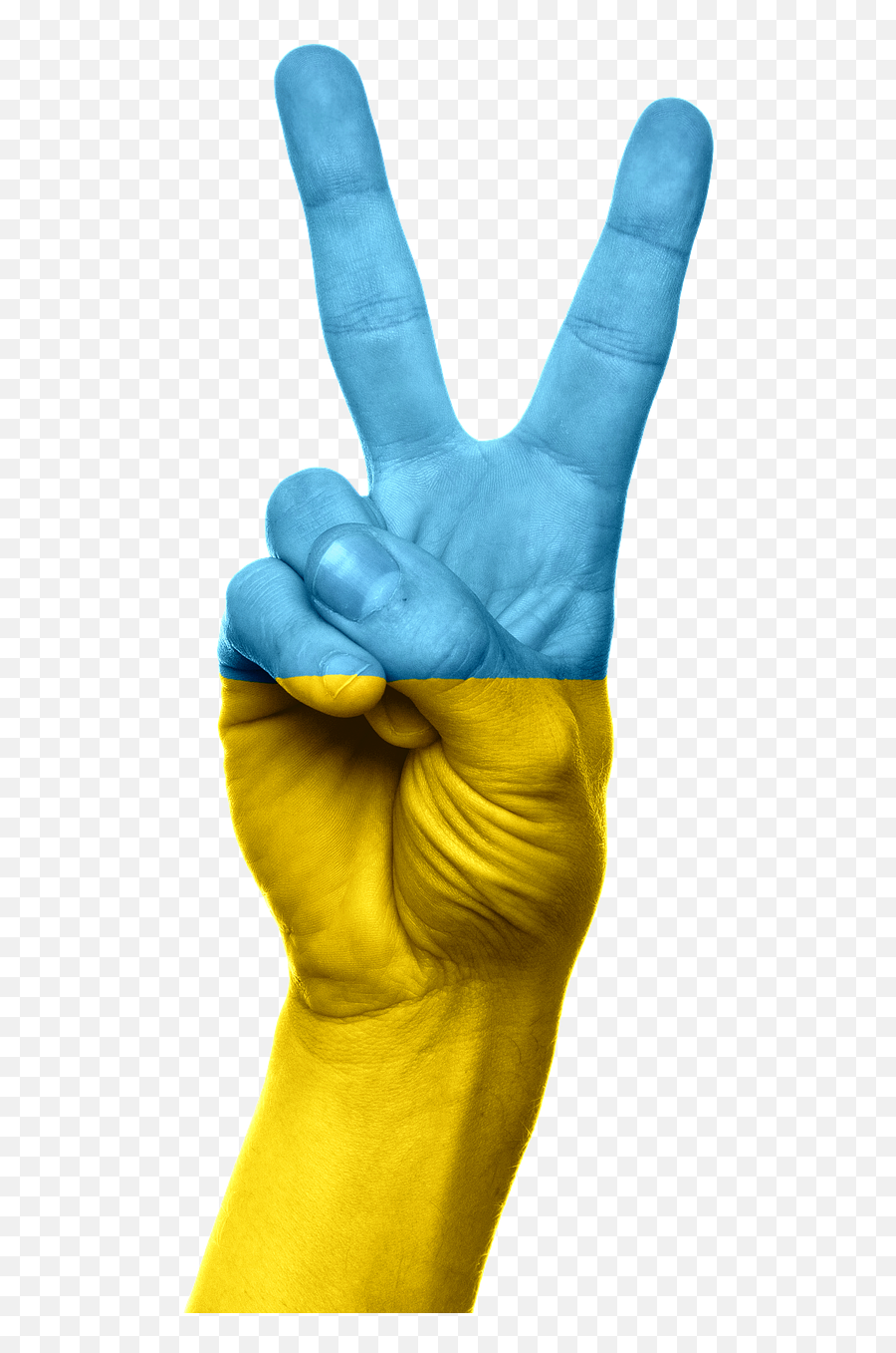 Ukraine Flag Hand - Free Image On Pixabay Transparent Ukraine Flag Map Png,Victory Icon