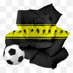 Monica Michielin Alphabets Yellow And Black Soccer Football - For Soccer png