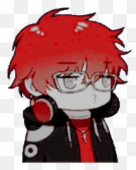 Mystic Messenger Video Game Sticker - Emojis Seven png