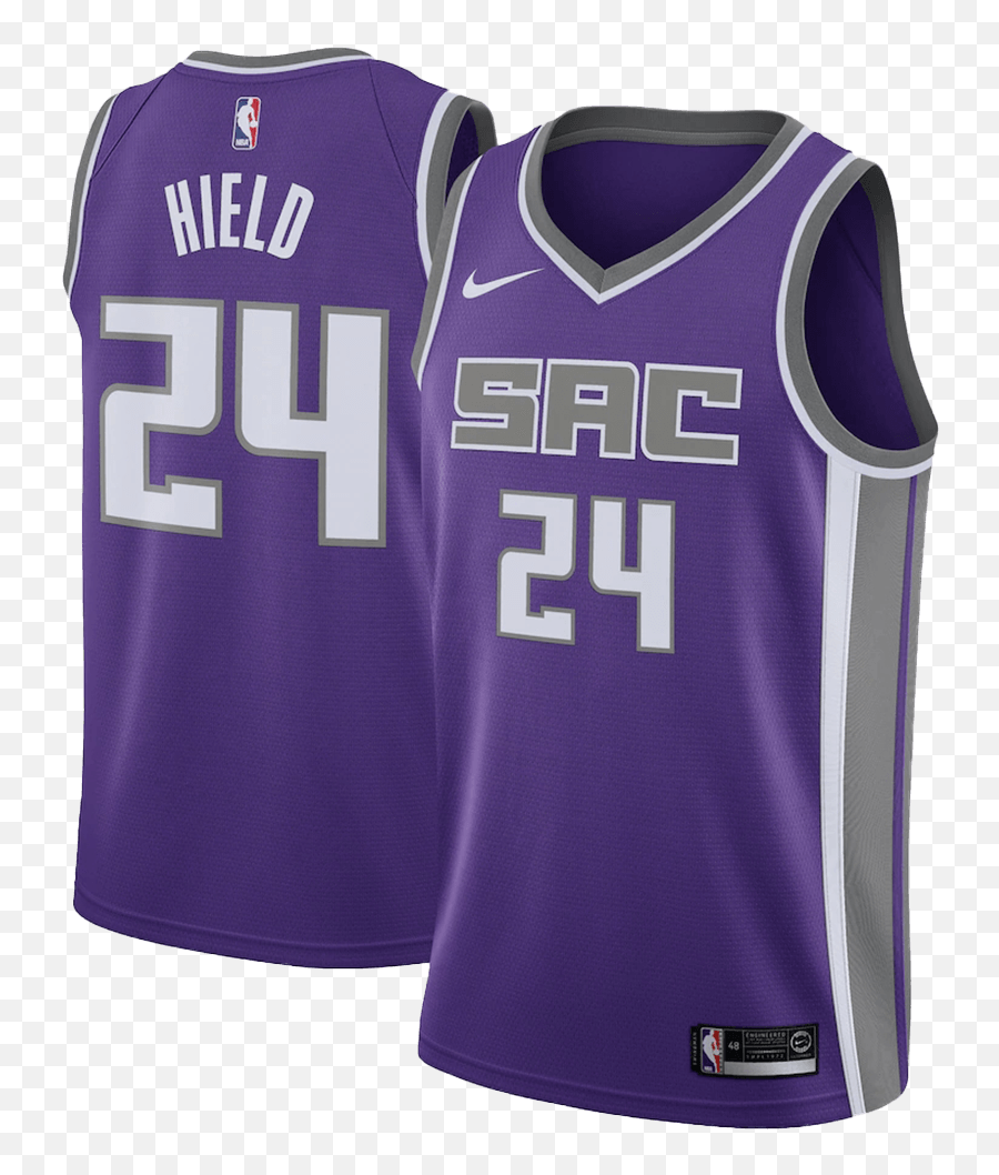 Sacramento Kings Buddy Hield 24 Nike Purple Swingman Nba Jersey - Icon Edition Sacramento Kings Sacramento Kings Jersey Png,Size Of Buddy Icon