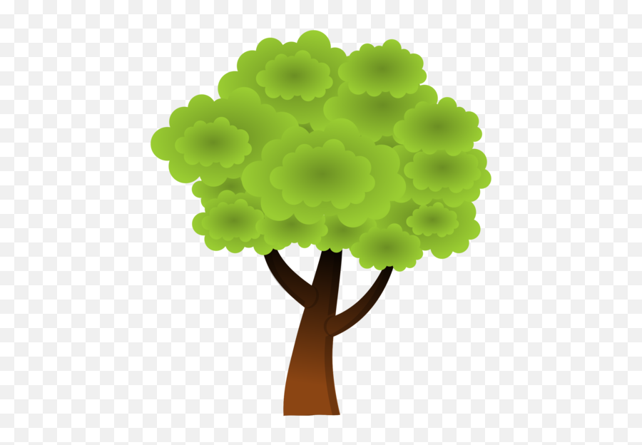 Tree Plant Leaf Png Clipart - Simple Tree,Tree Canopy Png