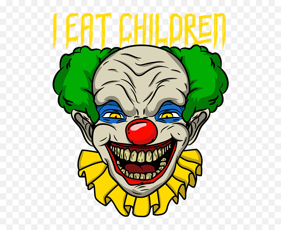 I Eat Children Halloween Creepy Horror Clown Design Duvet Cover - Happy Png,Crazy Clown Icon