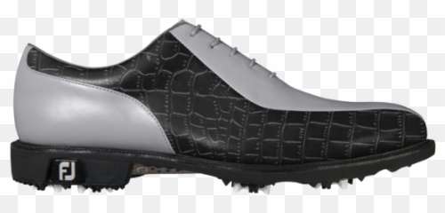 Footjoy Community - FJ Black Croc Print MyJoys Round Toe png