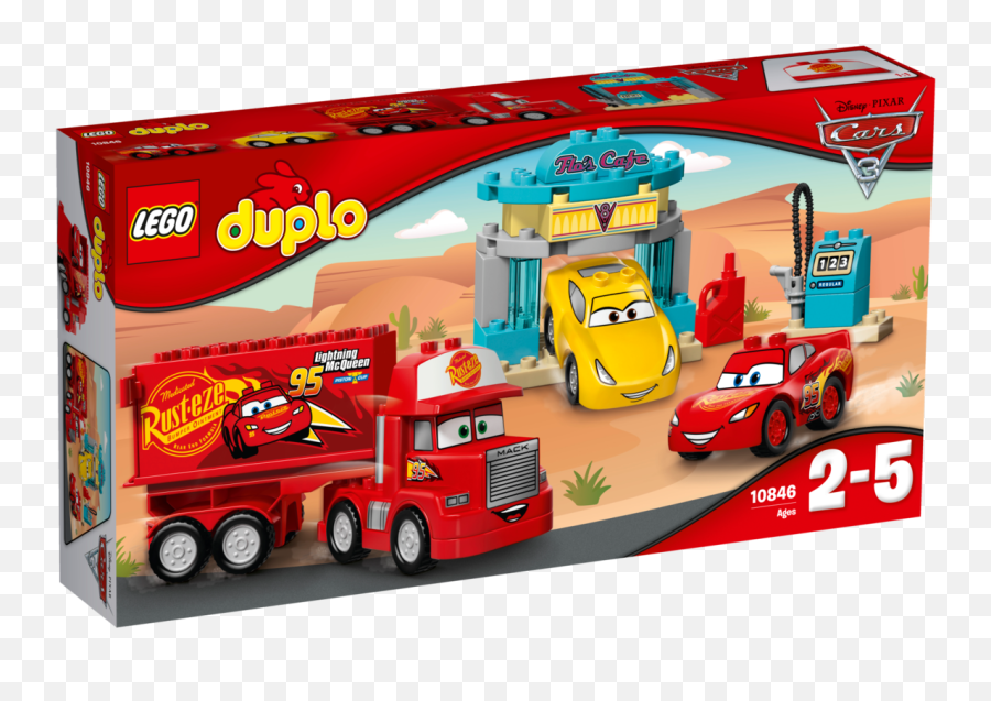 Lego Duplo Set 10846 Flos Café - Lego Duplo Cars Emag Png,Lighting Mcqueen Png