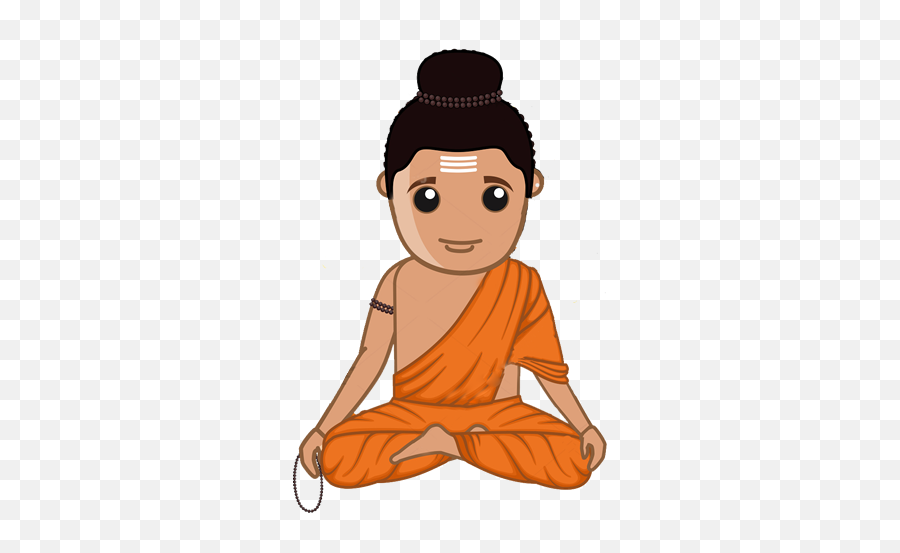 Monk Vector Pandit Transparent U0026 Png Clipart Free Download - Ywd Rishi Cartoon,Monk Png