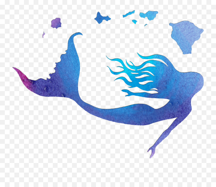 Mermaid Silhouette Transparent - Transparent Background Mermaid Png,Mermaid Silhouette Png
