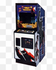 Cabinet For Space Invaders An Arcade Video Game By Taito - Space Invaders Arcade Original Png,Arcade Cabinet Png