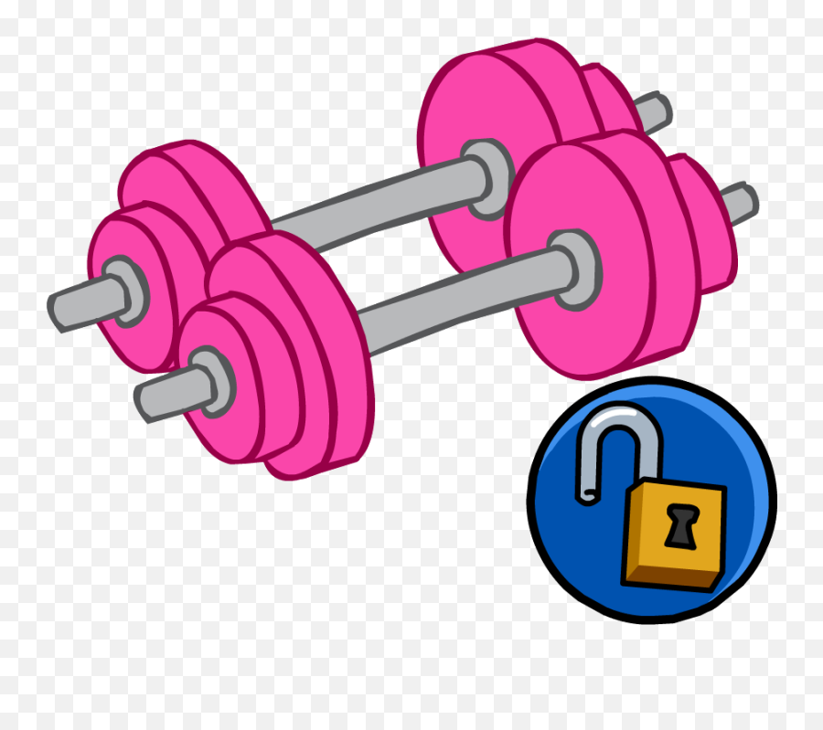 Dumbbells Clipart Cute - Pink Weights Clipart Full Size Dumbells Clipart Png,Weights Png