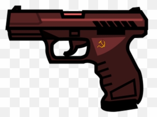 Download Transparent Background Gun Emoji - Full Size PNG Pistol Png