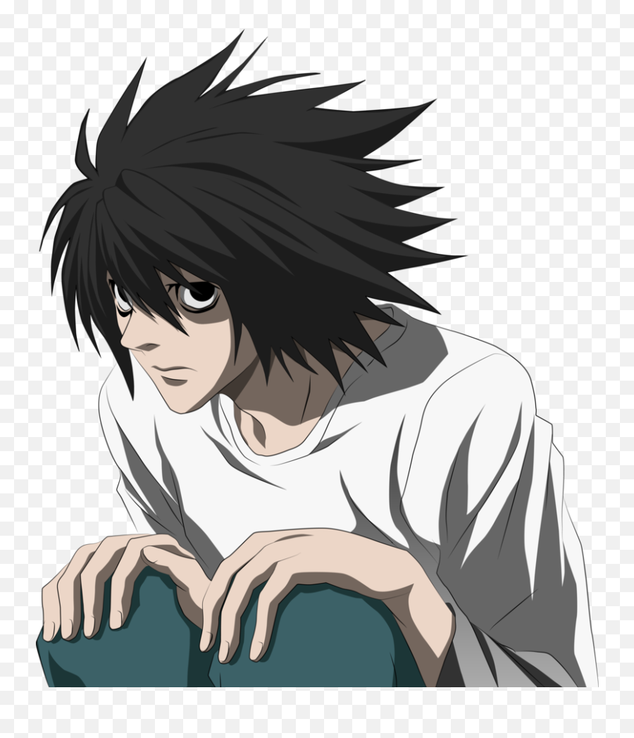 L Death Note Png 6 Image - Death Note Japanese Style,Death Note Png