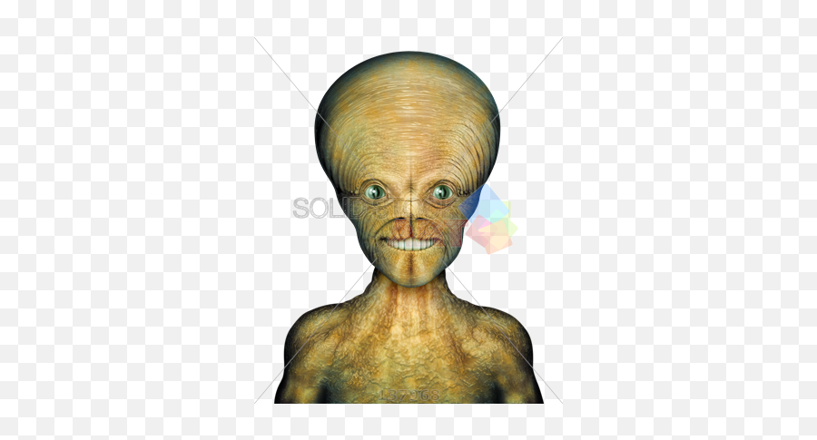 Stock Photo Of Alien Smiling With Big Teeth And Green Cat Like Eyes - Alien Smiling Png,Alien Transparent Background