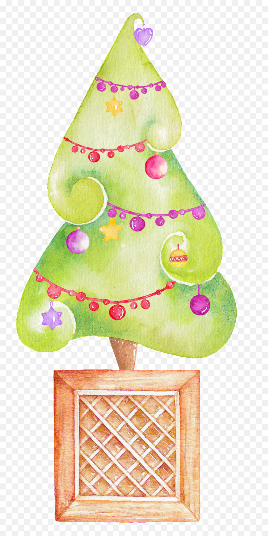 Cartoon Christmas Tree Png Transparent - Christmas Tree,Cartoon Christmas Tree Png